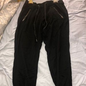 Black joggers